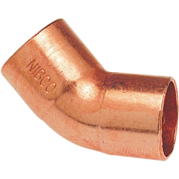 Nibco 3/4 in. Wrot Copper 45-Degree C x C Elbow CP60634